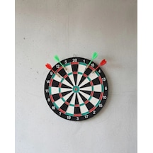 17 İnç Profesyonel Dart Tahtası Dayanıklı Yapı Ve 4 Metal Dart Oku
