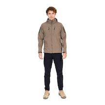 Akn 01 Taktik Softshell Mont Yeşil Çok Renkli