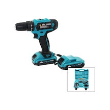 Mavi 1250 Rpm Bn-5 F-136 Cordless Drıll Full Şarjlı 24v 5.0ah - 2 Batarya Matkap Seti Çantalı 5680