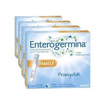 Family 4m Probiyotik Mikroorganizma İçeren Takviye Edici Gıda, 5 Ml, 5 Flakon 4 Paketi
