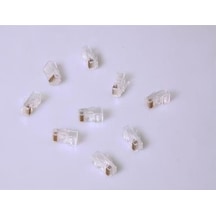 Network Konnektör - Rj45 - Cat. 5 - 100 Adet
