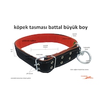 Büyük Ebat Battal Köpek Tasması 1mt Kalın Kangal Tasma Battal Çif