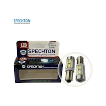 Spechton 12V H6 Ampul 10 Ledli Mercekli Beyaz 6000K 2 Ad N11.3776