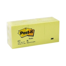 3M 653 38x51 Postit 3 Lü Ambalaj