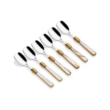 Rivadossi Elena Ring Krem 6'lı Dondurma Kaşığı