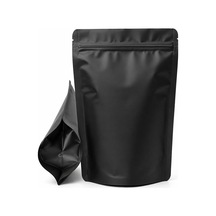 Alüminyum Doypack Yeniden Kullanılabilir Folyo Poşetler, Fermuarlı, Koku Geçirmez, Ayakta Durabilen, Gıda Saklama, 50'li Paket Siyah, 13 X 22 Cm Çok Renkli