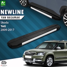 S-dizayn Skoda Yeti Newline Aluminyum Yan Basamak 173 Cm 2009-2017 A+ Kalite