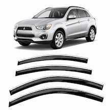 Mitsubishi Asx 2010 2022 Slim Krom Cam Rüzgarlığı 4 Parça