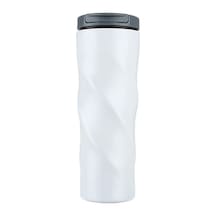 Komple 304 L Çelik Beyaz 500 Ml Kahve Termos Mug Cin229by