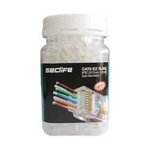 Seclife Snw-7025p Cat6 8p8c Çift Sıralı 100 Ad. Rj45 Konnektör