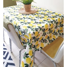 Tropik Limon Ağacı Desen Masa Örtüsü (552990026)