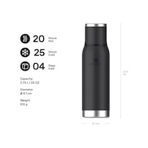 Adventure To-go Termos 0.75 Litre - Siyah 2.0 Paslanmaz Çelik Çok Renkli