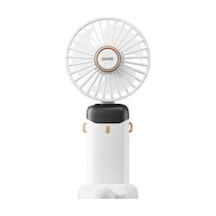 Asonic Afn28 Beyaz 500mah 3 Kademe Dijital Göstergeli Katlanabilir Mini Usb Fan Kdo