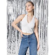 LOFT Crop Kadın Atlet Lf2031704 Q1.v1 Beyaz