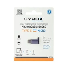 Syrox Micro Usb Den Type-C Ye  Dönüştürücü