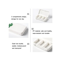 Tongxida 8.3 Dv Bosphorusboutique Taşınabilir Nem Mühürlü Mektup Kutusu Küçük İlaç Bölmeli Gün Geçirmez Mektup