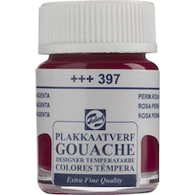 Talens Guaj Boya Cam Şişe 16Ml 397 Permanent Rose Magenta Kırmızı