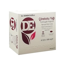 Dr.Ekmekcioğlu Çörekotu Yağı Kapsülü 1380 Mg 60 Adet
