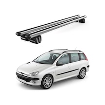 Pençe Peugeot 206 Sw 2002-2007 Uyumlu Gri Ara Atkı 109cm Port Bagaj Tavan Barı