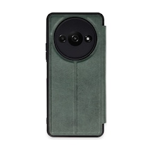 Xiaomi Redmi A3 4g Kılıf Flip Cover - Koyu Yeşil -
