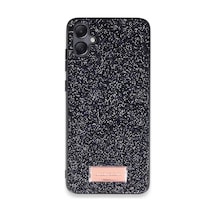 Onegif Samsung Galaxy Uyumlu A05 Bright Simli Kapak - Siyah Bzsxx00 1