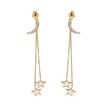 Altın Sallantılı Küpe T023629