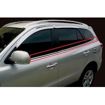 Hyundai Santa Uyumlu Fe 2006 2012 Cam Çıtası Krom
