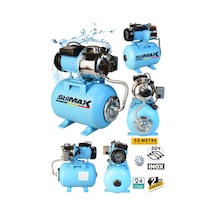 Stilmax Pas24lt Paslanmaz 1.5hp Jet + 24lt Küre Tank Seti 4 Kat 4daire Ev Tipi Otomatik Hidrofor Set