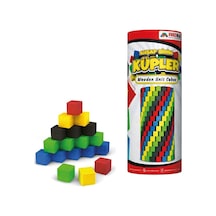 Birim Küpleri Ahşap Renkli 3 Yaş+