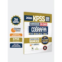 2026 Fullönlisans Kpss Coğrafya Kara Kutu ÖSYM Çıkmış Soru Bankası Son 15 Yıl (Sadece Ön Lisans)