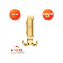 Eli Za Portmanto Askısı, Metal Vestiyer Askısı, 208 Gr, Dolap Ve Duvar Askılığıaltın Vidalı Altın