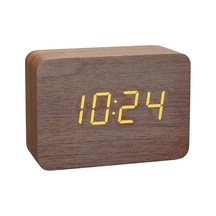 Tfa Dostmann Design Funk-wecker Holz-optik Clocco'da, 60.2549.08, Kunststoff, Braun/turuncu High Quality En Iyi Kalite Aydınlatma