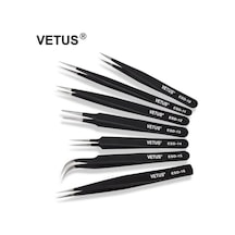7 Çeşit Vetus Hassas Elektronik Cımbız Seti Antistatik Çelik