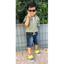 Novy Baby Kot Pantolonlu Kapşonlu Erkek Çocuk 2'li Takım - 3-6 Yaş