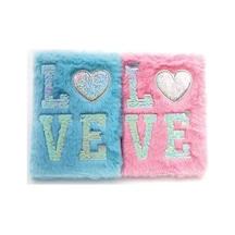 Lb Love Tasarımlı Peluş Hatıra Defteri Çok Renkli