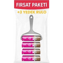 Hobi Tüy Toplama Rulosu Large Boy - 16 Cm Geniş Başlık, 60 Yaprak + 3 Yedek