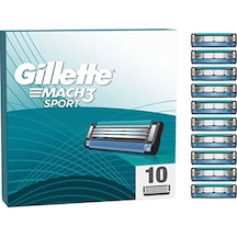 3 Adet Gillette Mach3 Sport 10'lu Yedek Bıçak