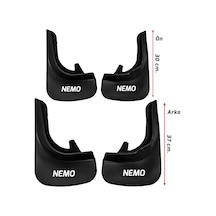 Citroen Nemo Paçalık Tozluk Çamurluk Ön Arka 4'lü Set