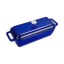 Lava Döküm Ekmek Tenceresi / Terrine Serisi. Ölçü 11x31cm. 001