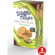 Conitta Waffle Crisps - Antep Fıstıklı Sütlü Çikolatalı Gofret 100 Gr 2 Adet
