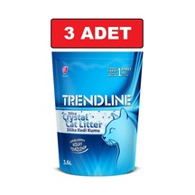 Trendline Tozsuz Silika Kristal Kedi Kumu 3 Adet X 3600 Ml