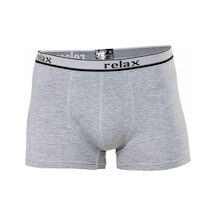 Royaleks Relax Pamuklu Esnek Erkek Boxer Gri - 1268A M