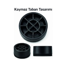 4 Adet Kaymaz Çamaşır Makinesi Ayak Altlığı Çok Renkli