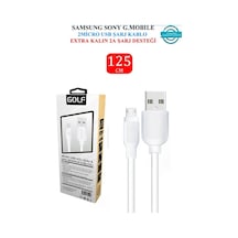 Sony LG Uyumlu Micro Usb Hızlı Sarj Kablosu 125Cm 2A Each (300880555)