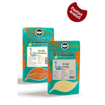 Organik Bebek Tarhanası & Bebek İrmiği Tanışma Paketi 2'li Organik Sertifikalı 6 Ay 80 Gr