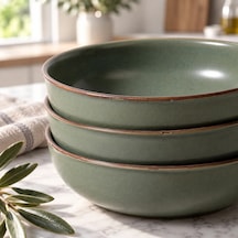 Güral Ece 23 Cm Salata Kasesi Mat Yeşil 26y