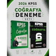 Tonyukuk 2026 Kpss Coğrafya 15 Deneme & Kpss Coğrafya 6 Deneme Evp Akademi Seti
