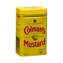 Colman's Hardal Tozu 57g - Acı Lezzetli Et Yemekleri İçin 3'li Ekonomik Paket - 3 Adet Tarı