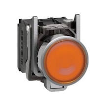 Schneider Electric XB4BW35M5 Ø22 Yaylı Dönüş 1Na+1Nk 220-240V Sıva Altı Eksiksiz Işıklı Basm Buton Turuncu