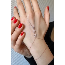 925 Ayar Gümüş Rose Sıra Yıldızlar Şahmeran - 45099901 Rose Gold